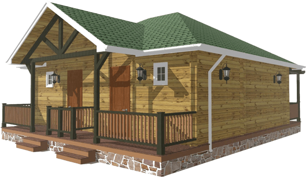 Sun Wooden Homes Modal - House, Hd Png Download
