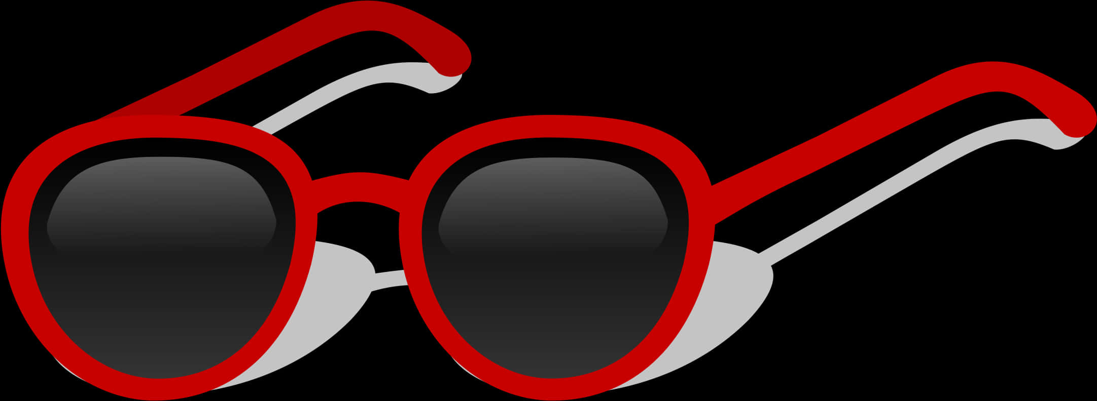 A Red And White Sunglasses