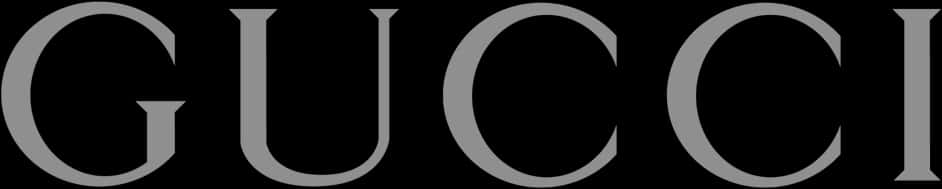Gray Gucci Logo