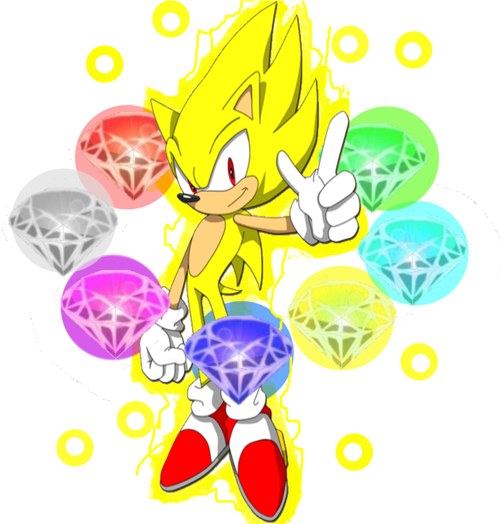 Cartoon Character With Diamonds