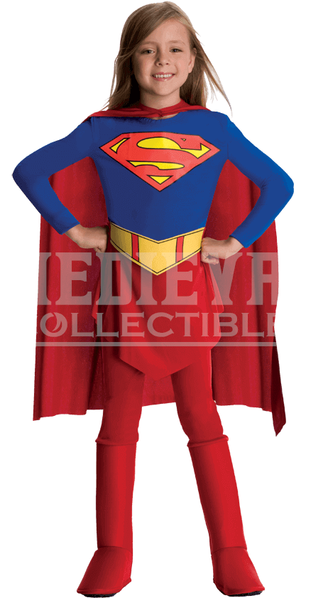 Supergirl Kids Costume , Png Download - Supergirl Costume Kids, Transparent Png