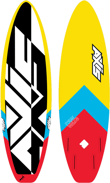 A Yellow And Blue Surfboard