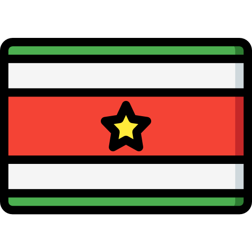 A Red White And Green Striped Flag With A Star