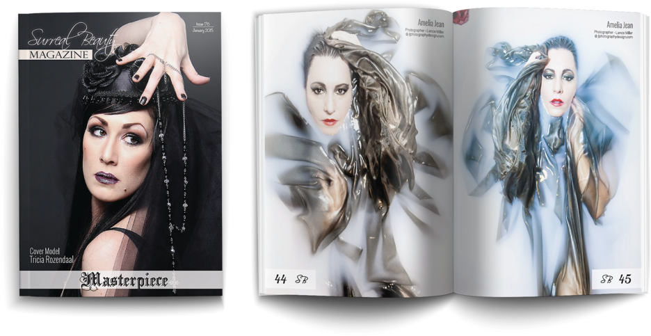Surreal Beauty Magazine Masterpiece Beautiful Life - Girl, Hd Png Download