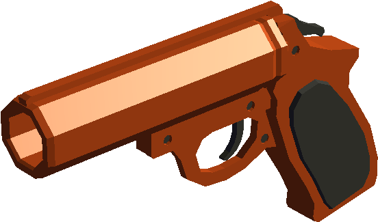 Red Flare Gun Render