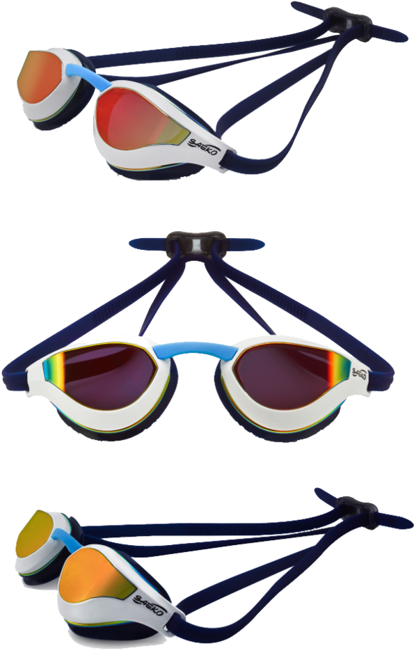 A Close Up Of Goggles