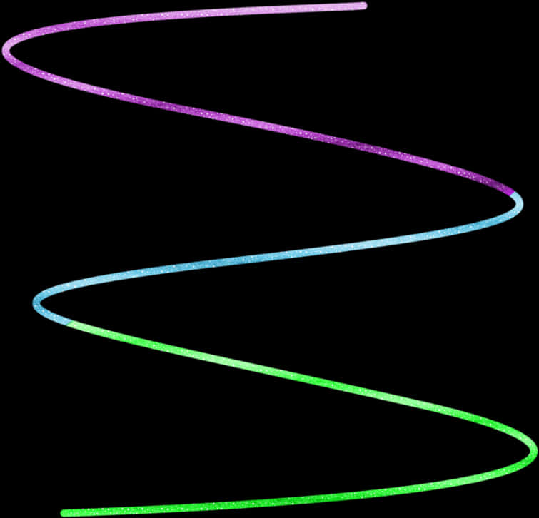 A Colorful Light Sticks On A Black Background