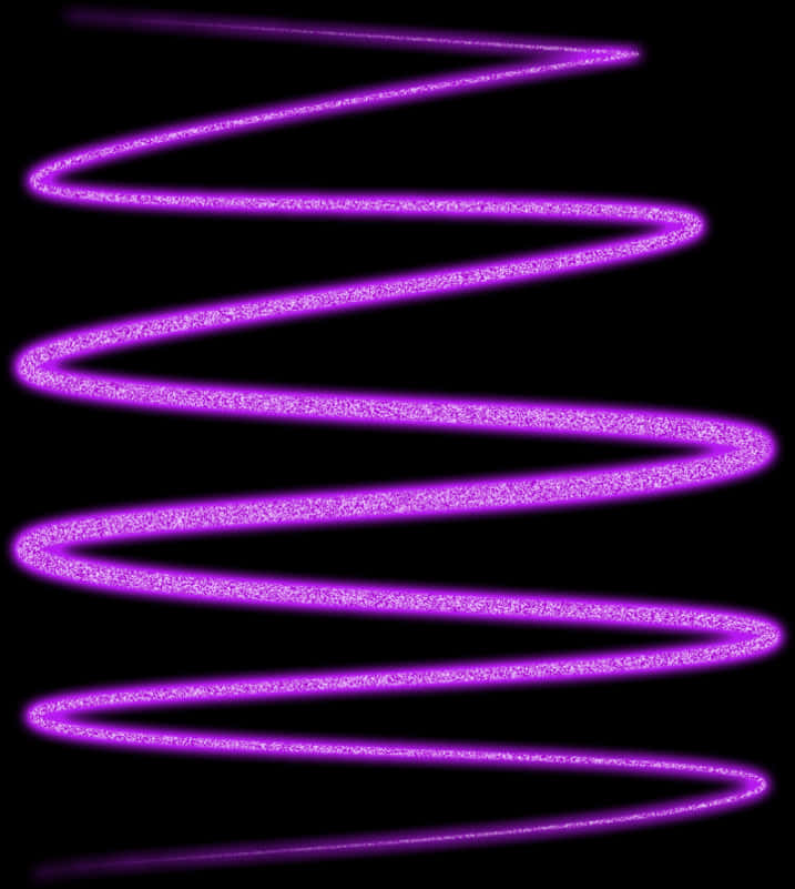 A Purple Spiral Lines On A Black Background