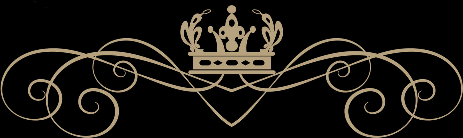 A Logo With A Crown