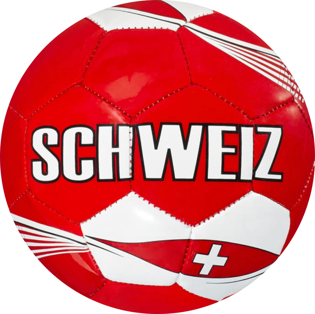 A Red And White Football Ball