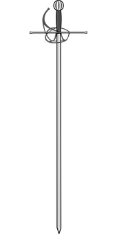 A Long Silver Pole With A Flag On It