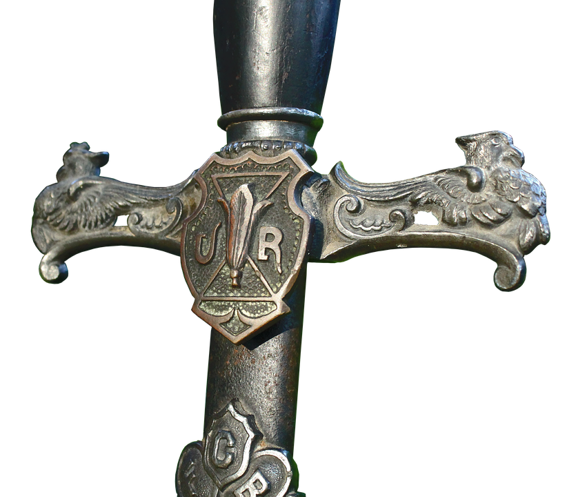 A Close Up Of A Sword