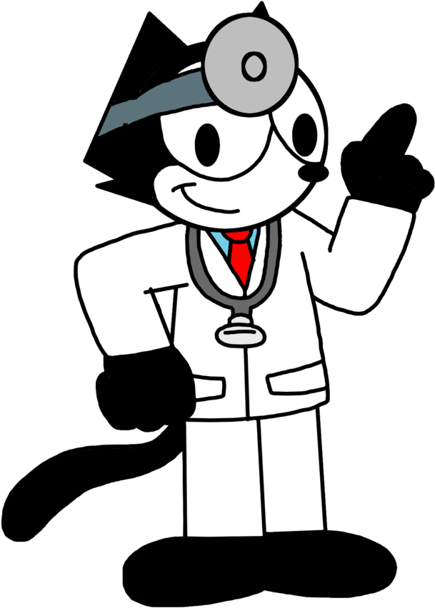 A Cartoon Of A Doctor