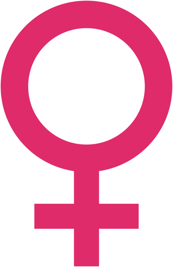 A Pink Symbol On A Black Background