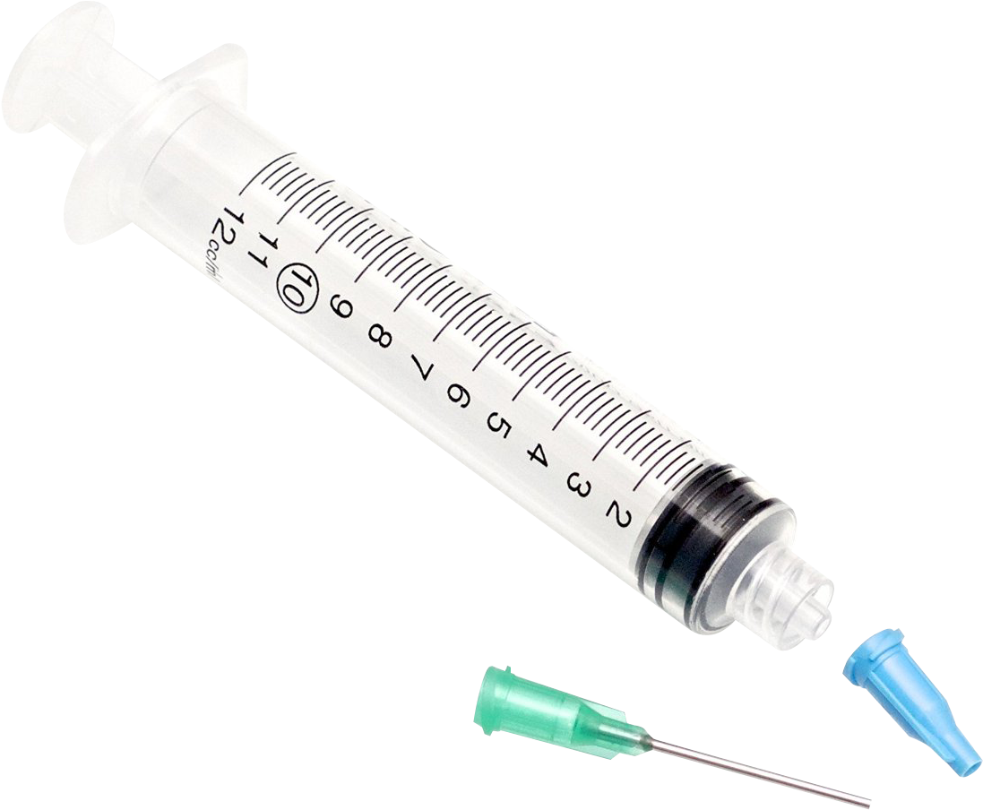 A Syringe With Needles And A Needle