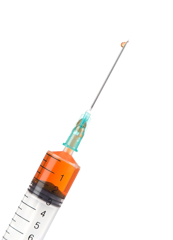 A Close Up Of A Syringe