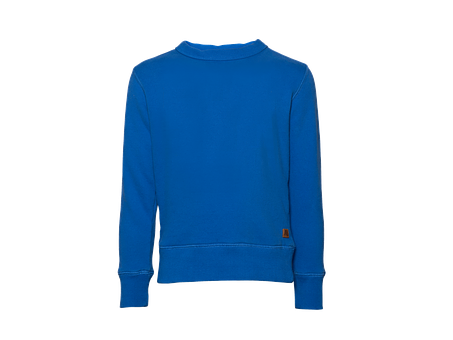 A Blue Sweater With A Black Background