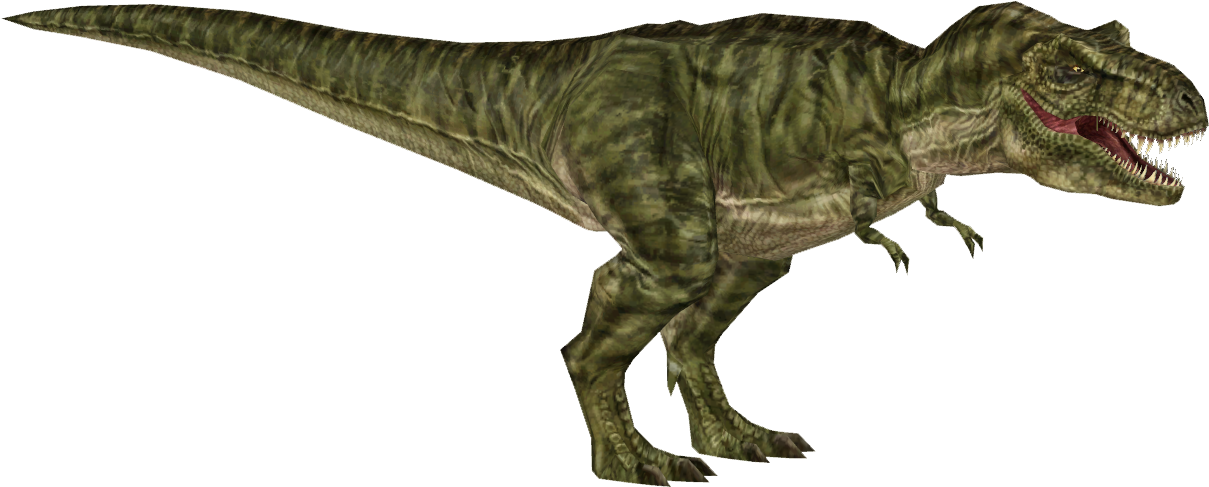 A Green Dinosaur With A Black Background