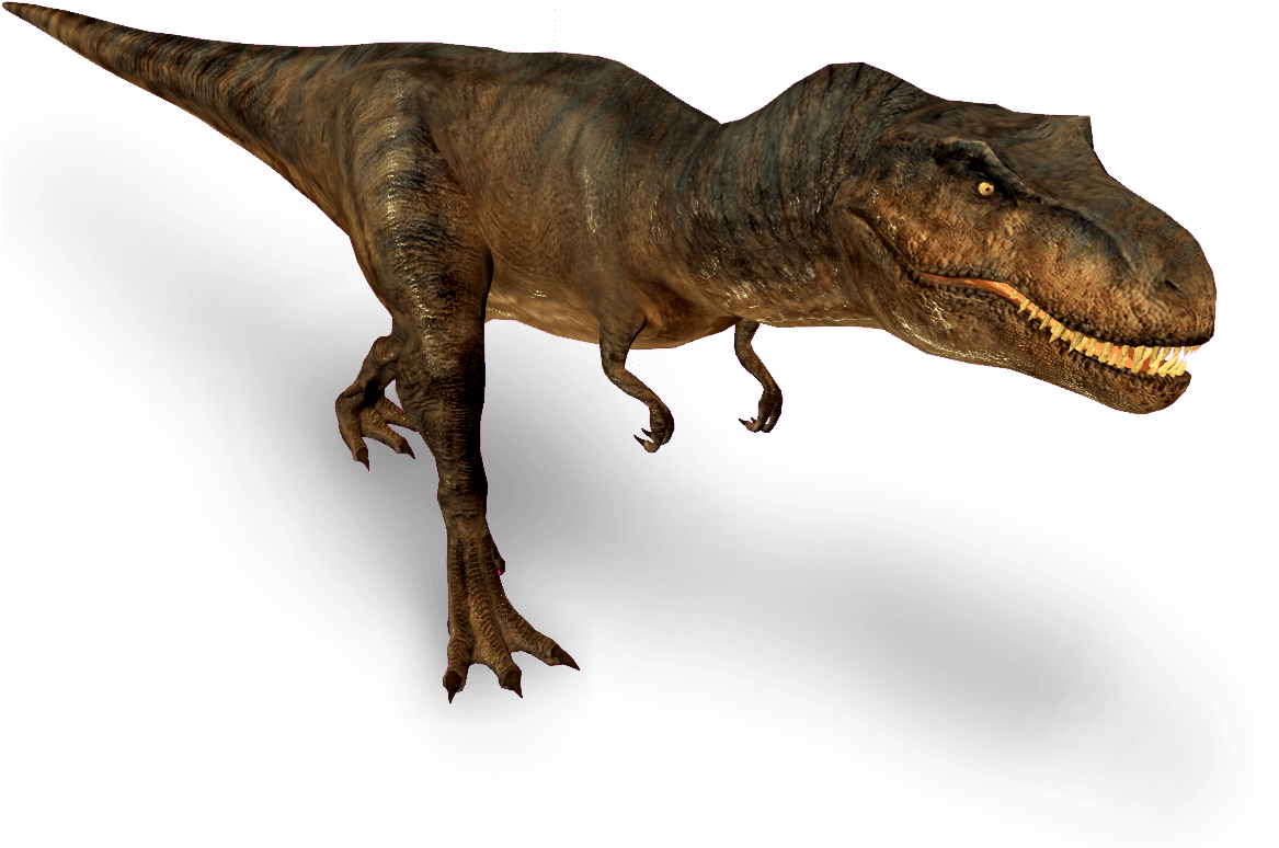 A Dinosaur With A Black Background