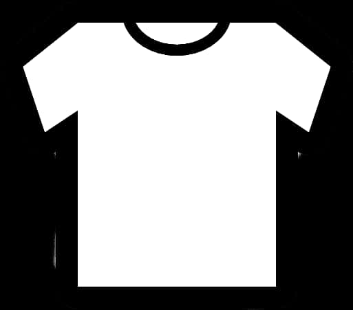A White Shirt With Black Border