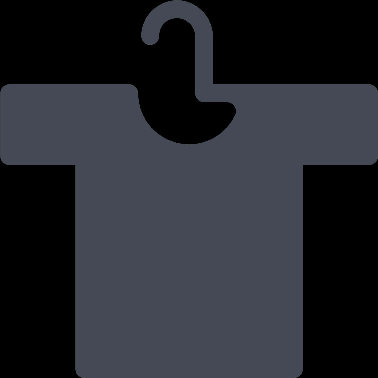 A Grey Shirt With A Hook