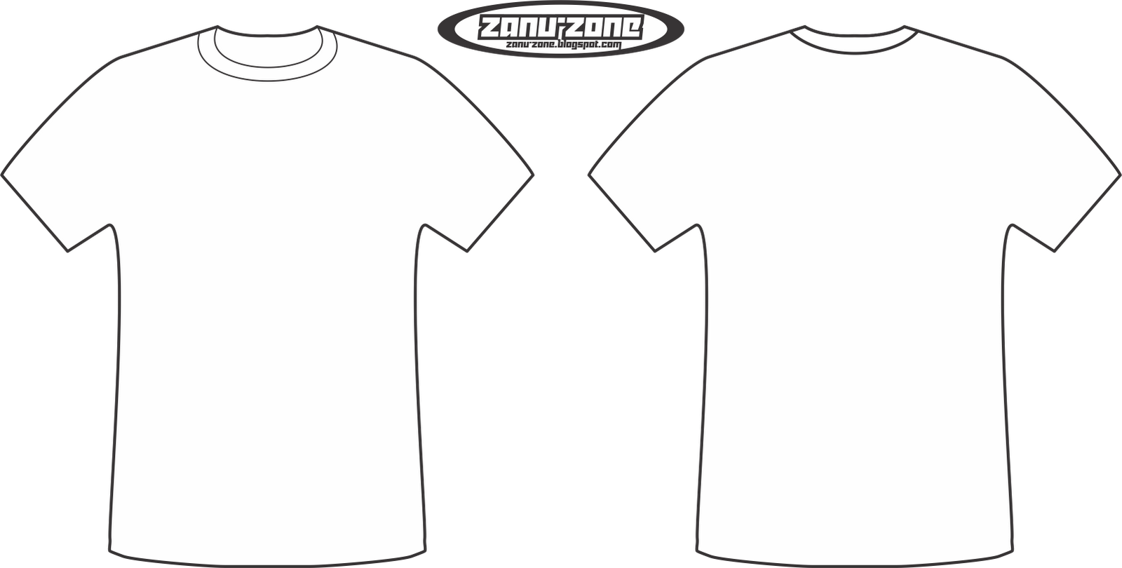 A White T-shirt With Black Background