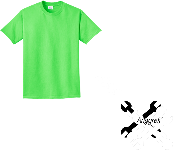 A Green T-shirt With A Black Background
