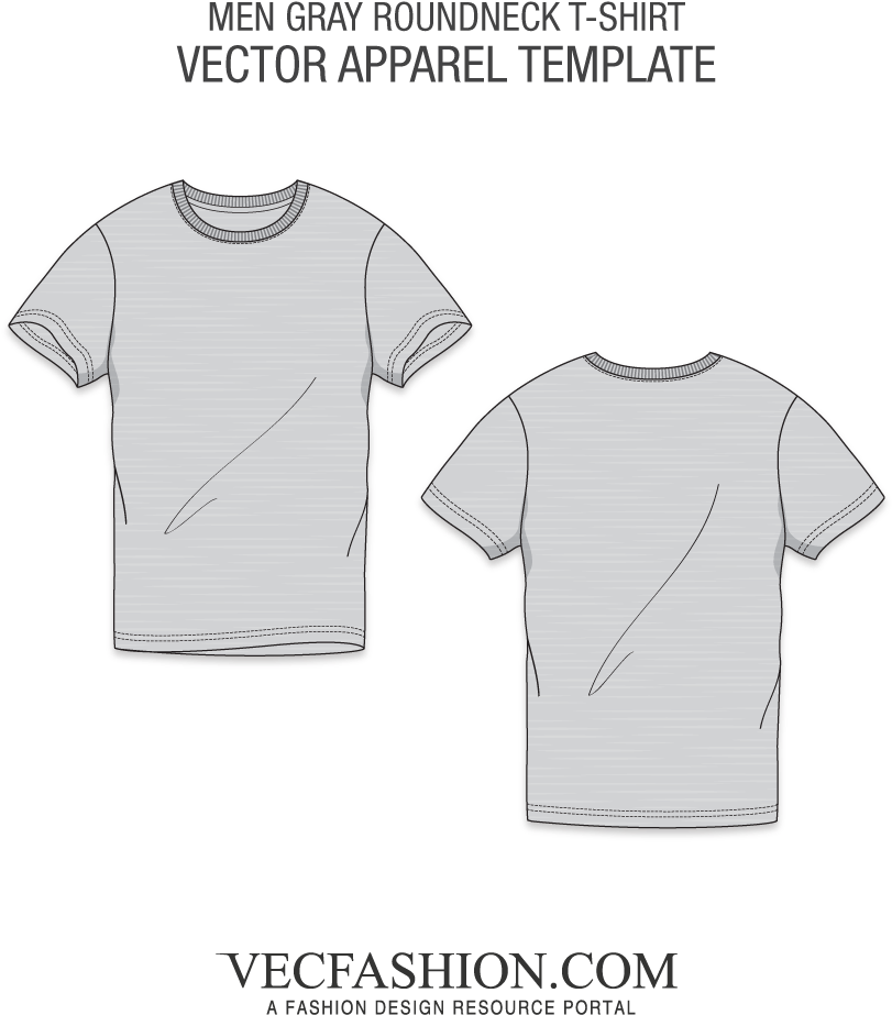 A Front And Back View Of A T-shirt