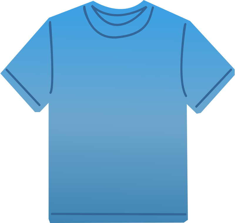 A Blue Shirt With Black Background