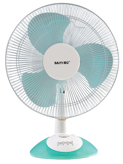 A Fan With A Black Background