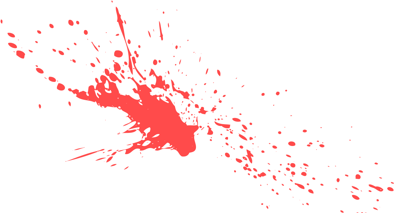A Red Splatter On A Black Background