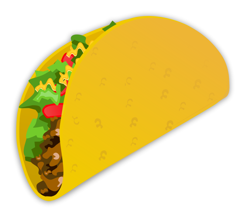 A Taco With Meat And Vegetables