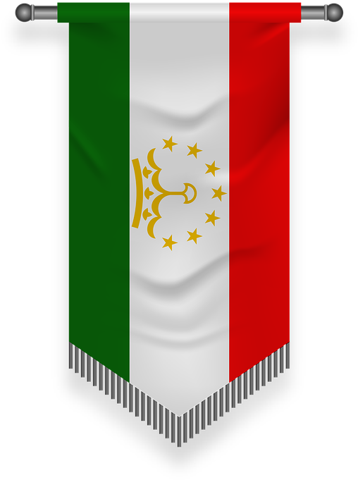 A Flag With A Gold Crown And A Red White And Green Stripe