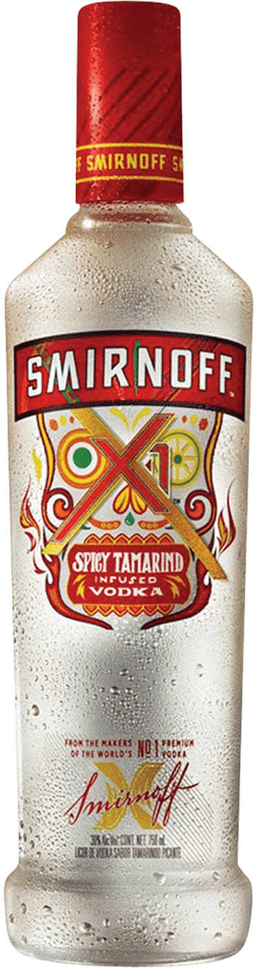 A White And Red Label With A Red And Yellow Design