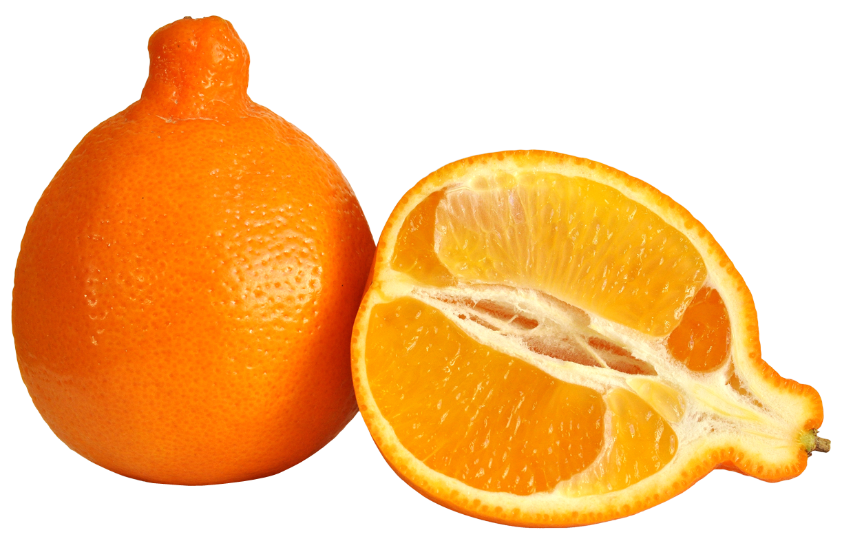 A Close Up Of An Orange