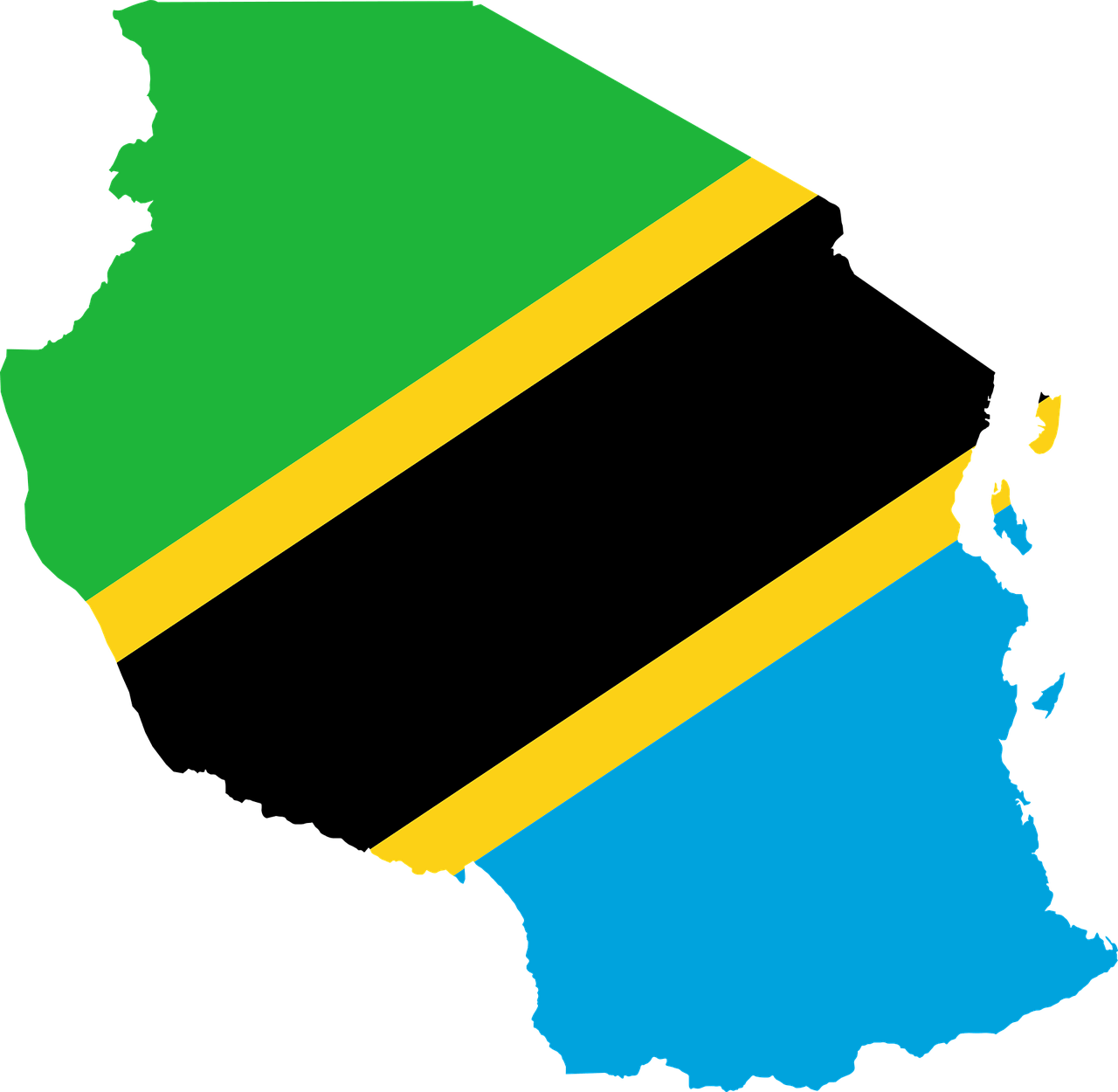 Tanzania Flag Png Isolated Hd