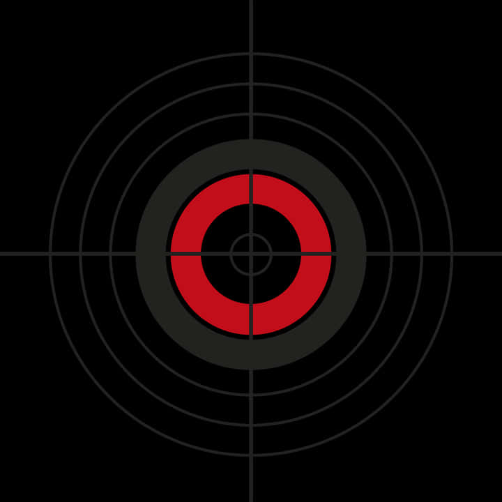 A Red And Black Target