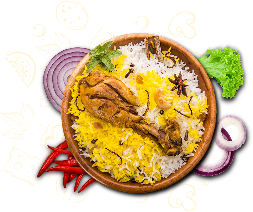 Taste Of India's Rich And Diverse Cuisine - Biryani With Leg Piece, Hd Png Download