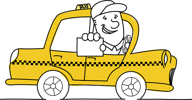 A Yellow Car With A Door Open