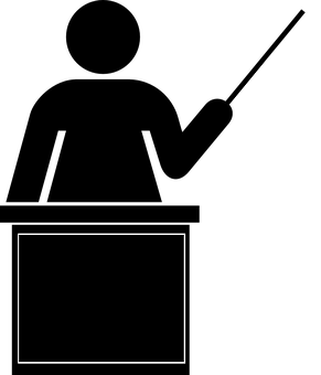 A White Line In A Black Background