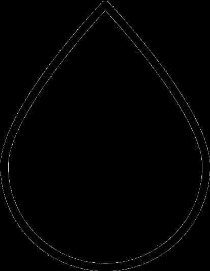 A Black And White Drop Of Water