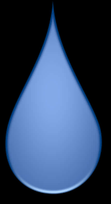 A Blue Drop Of Water
