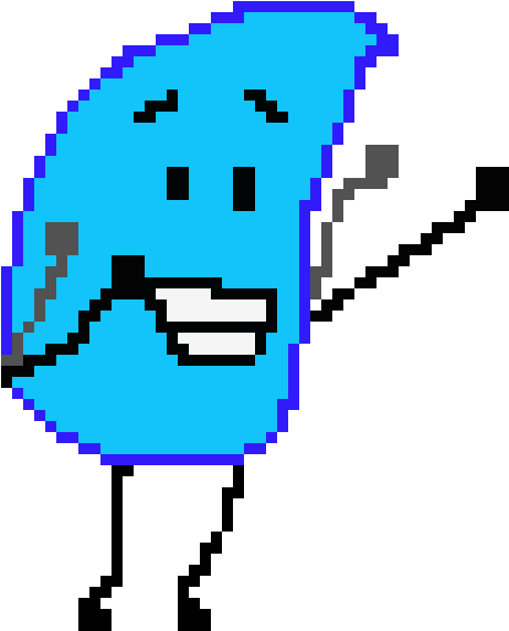 A Cartoon Of A Blue Monster