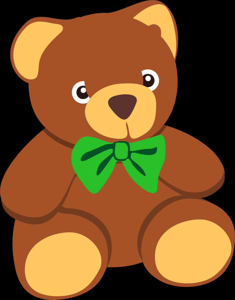 A Cartoon Of A Teddy Bear