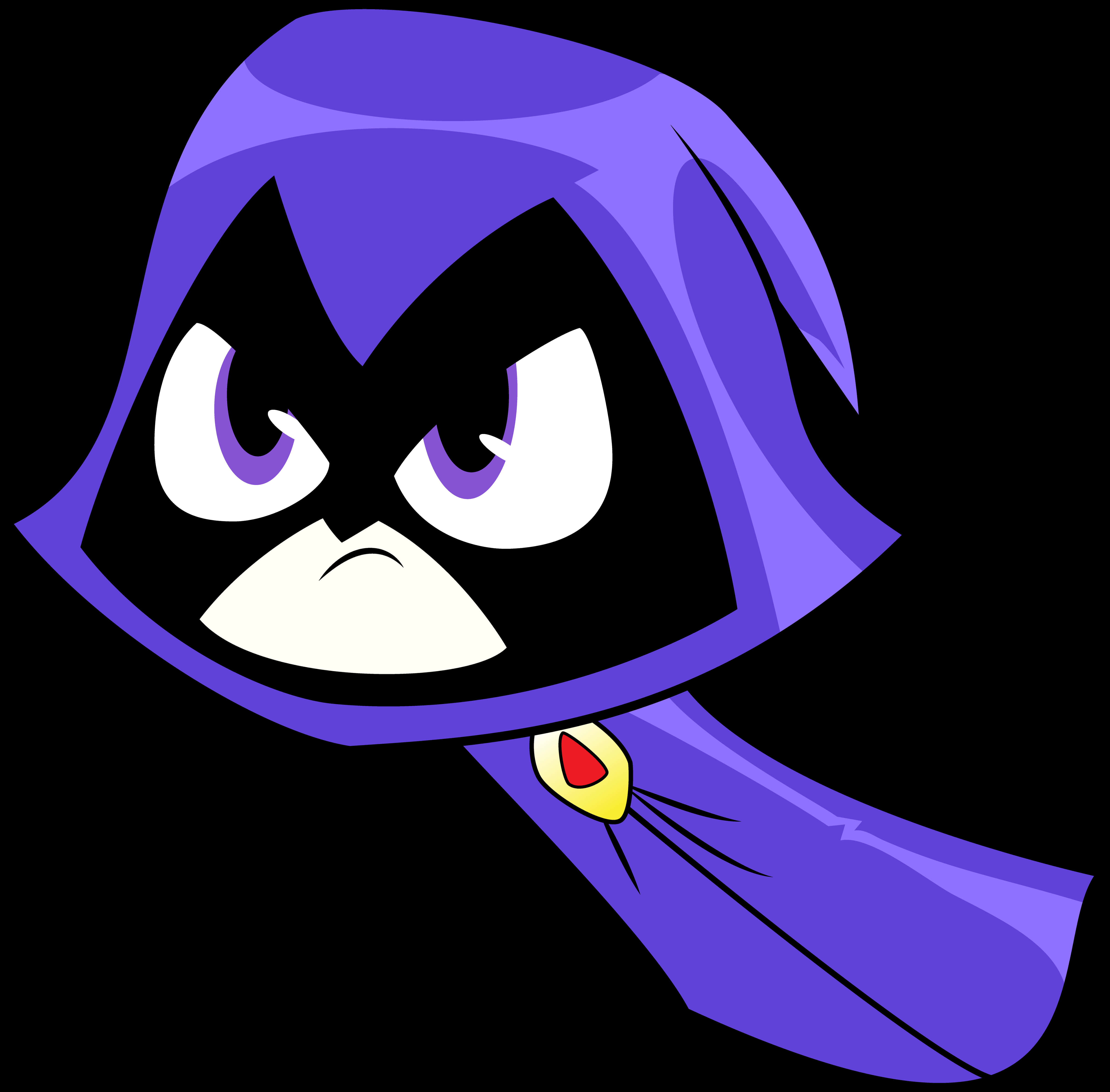 Cartoon Character Wearing A Hood
