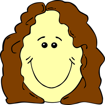 A Cartoon Of A Smiling Face