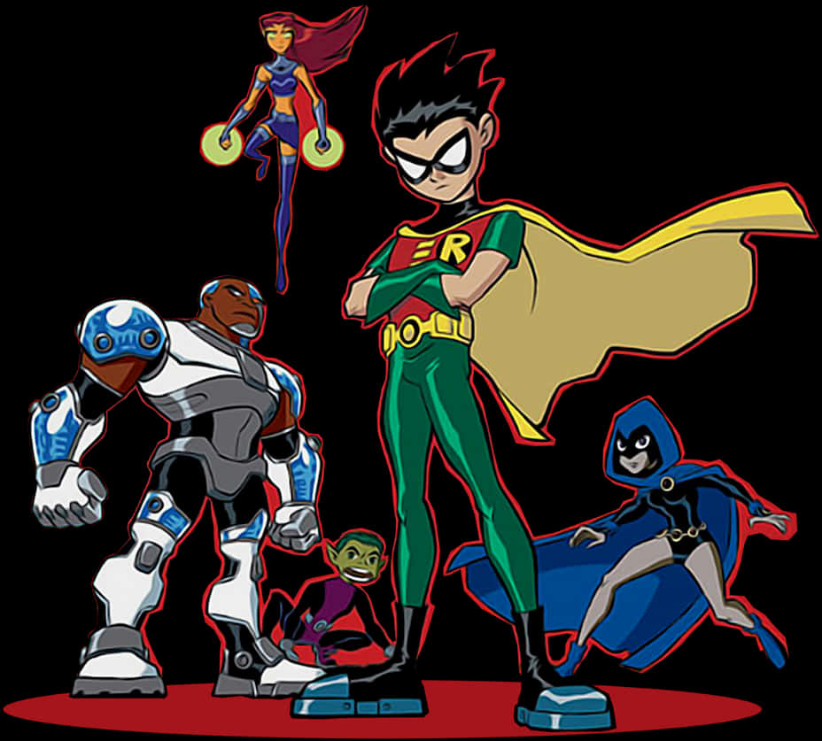 Cartoon Characters Of A Superhero