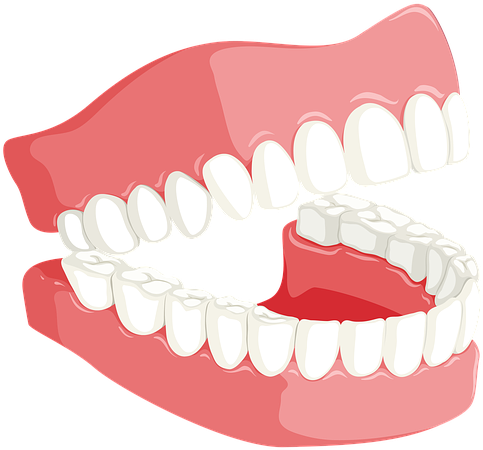A Close Up Of A Human Teeth