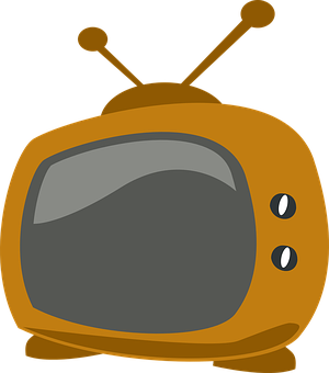 A Cartoon Of A Television