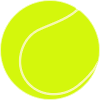 A Yellow Tennis Ball With A Black Background